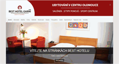 Desktop Screenshot of best-hotel-garni.cz